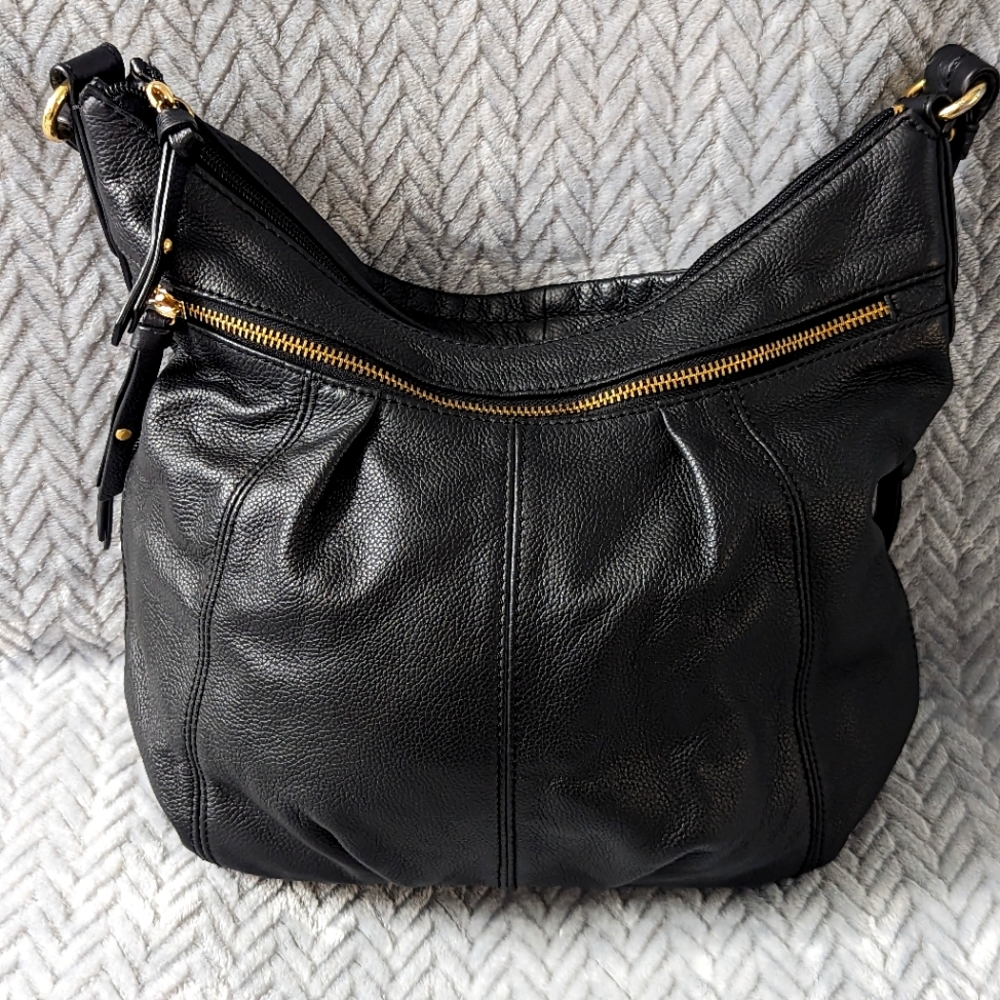 Clarks Black Leather Handbag Purse